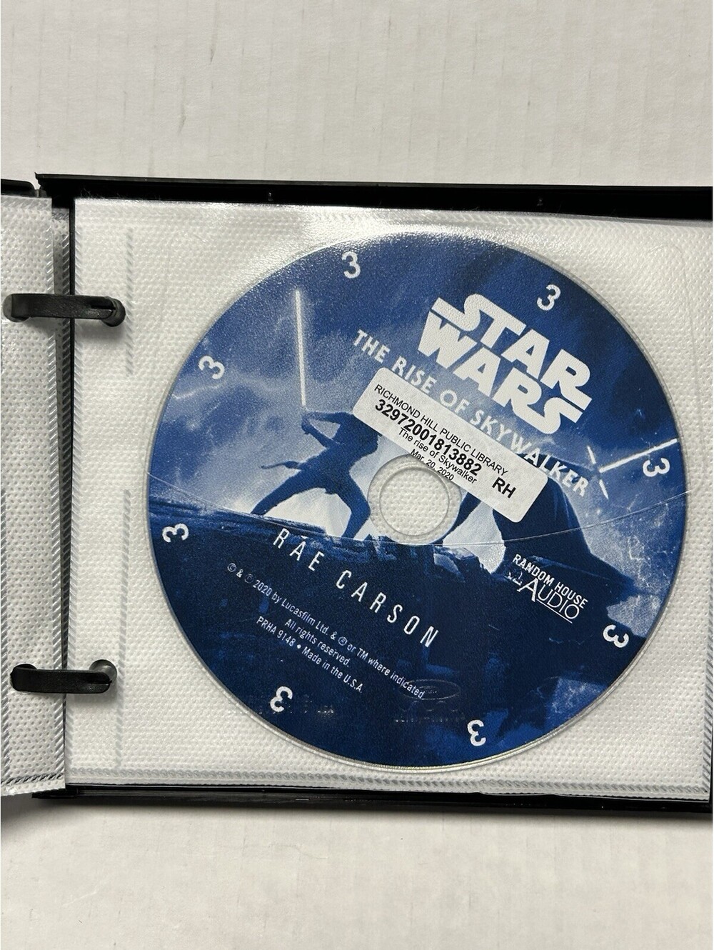 Star Wars Rise of Skywalker Expanded Edition Rae Carson Ex Library Copy - Picture 6 of 12